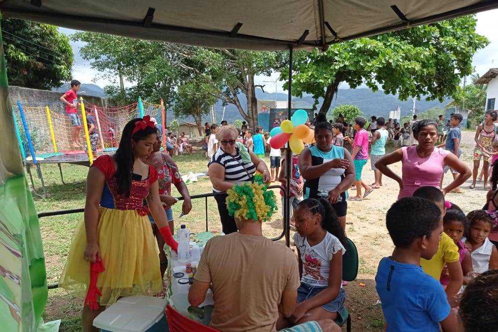 Camacã: PSF Dr. Jaquisson de Deus I leva diversão paras crianças do Bairro Novo de São João do Panelinha
